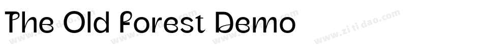 The Old Forest Demo字体转换